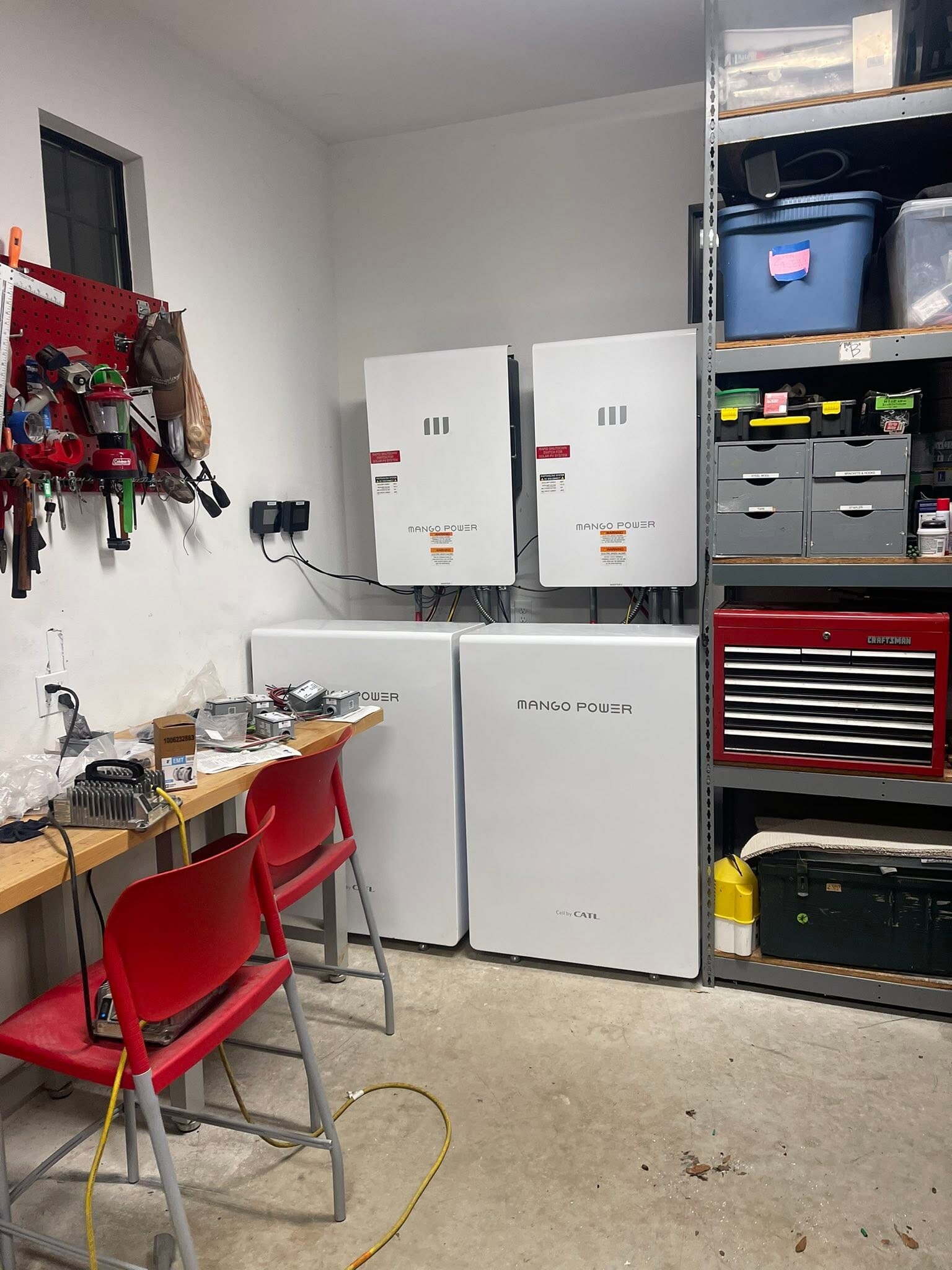Residential battery backup equipment installed by RE of Texas